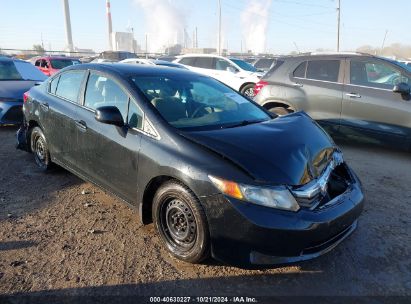 Lot #3056070613 2012 HONDA CIVIC SDN LX