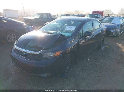 Lot #3056070613 2012 HONDA CIVIC SDN LX