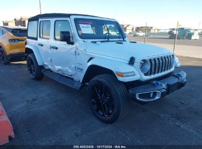 Lot #2992833753 2024 JEEP WRANGLER 4XE SAHARA 4XE