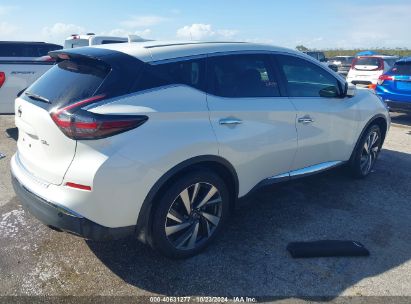 Lot #2992823265 2022 NISSAN MURANO SL FWD