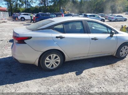 Lot #2992817010 2020 NISSAN VERSA S XTRONIC CVT