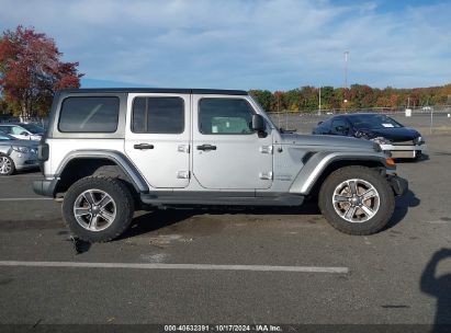 Lot #2992823245 2020 JEEP WRANGLER UNLIMITED SAHARA 4X4