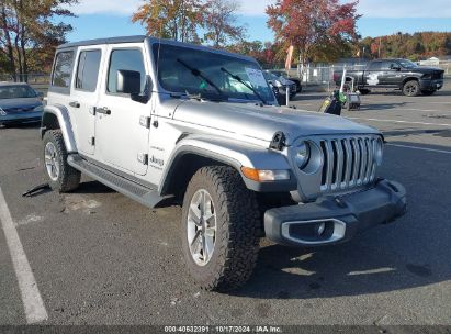 Lot #2992823245 2020 JEEP WRANGLER UNLIMITED SAHARA 4X4