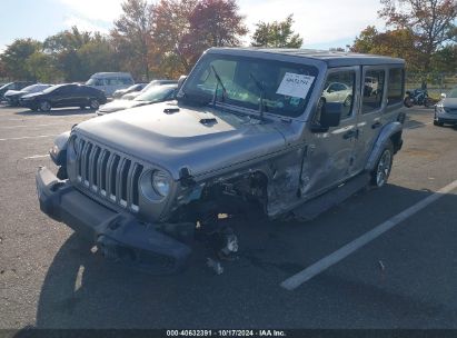 Lot #2992823245 2020 JEEP WRANGLER UNLIMITED SAHARA 4X4