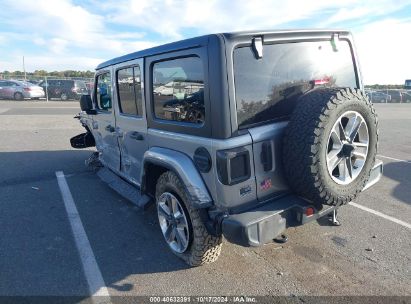 Lot #2992823245 2020 JEEP WRANGLER UNLIMITED SAHARA 4X4