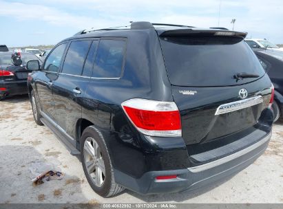 Lot #3052076603 2012 TOYOTA HIGHLANDER LIMITED V6