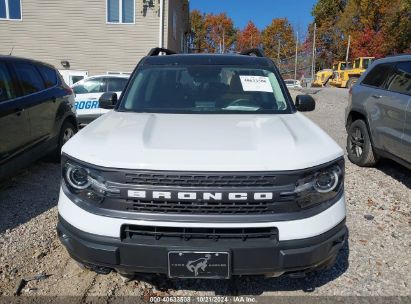 Lot #2995298373 2022 FORD BRONCO SPORT BADLANDS