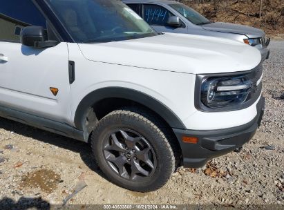 Lot #2995298373 2022 FORD BRONCO SPORT BADLANDS