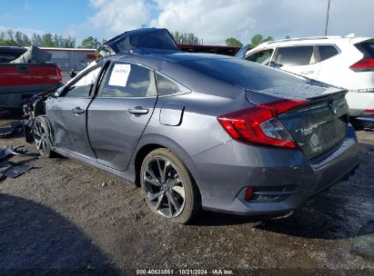 Lot #2995282075 2020 HONDA CIVIC SPORT