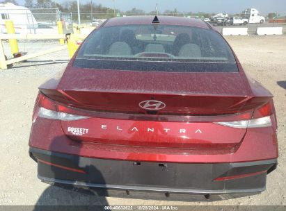 Lot #3035086043 2024 HYUNDAI ELANTRA SEL