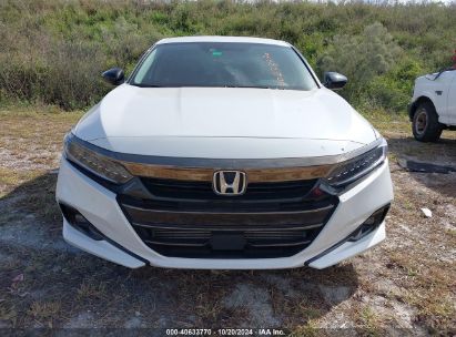 Lot #2992823561 2022 HONDA ACCORD SPORT SPECIAL EDITION