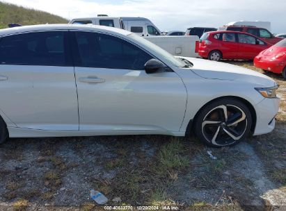 Lot #2992823561 2022 HONDA ACCORD SPORT SPECIAL EDITION