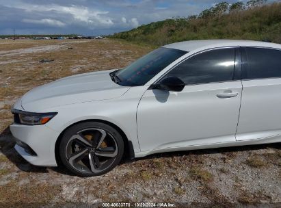 Lot #2992823561 2022 HONDA ACCORD SPORT SPECIAL EDITION