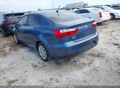 Lot #2992823531 2016 KIA RIO LX