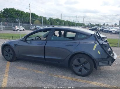 Lot #3035075840 2023 TESLA MODEL 3 REAR-WHEEL DRIVE