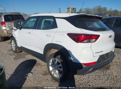 Lot #3007842411 2022 CHEVROLET TRAILBLAZER FWD LS