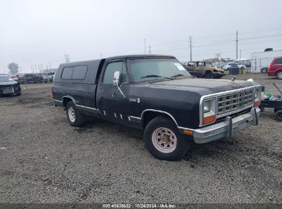 Lot #2992832882 1985 DODGE D-SERIES D100/D150