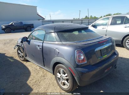 Lot #3035085936 2014 MINI COUPE COOPER