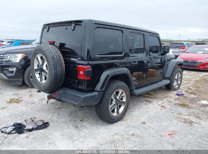 Lot #2995298313 2018 JEEP WRANGLER UNLIMITED SAHARA 4X4