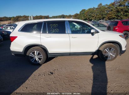 Lot #2995298278 2017 HONDA PILOT EX-L