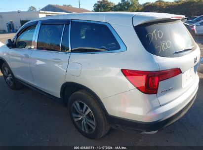 Lot #2995298278 2017 HONDA PILOT EX-L