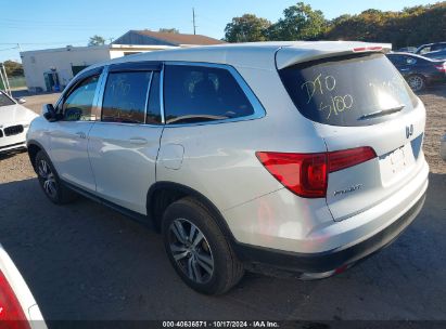 Lot #2995298278 2017 HONDA PILOT EX-L