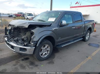 Lot #3035089512 2017 FORD F-150 LARIAT