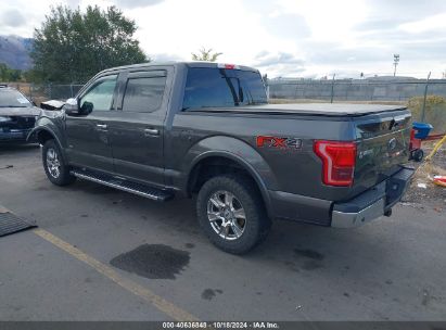 Lot #3035089512 2017 FORD F-150 LARIAT