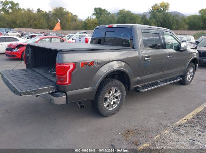 Lot #3035089512 2017 FORD F-150 LARIAT