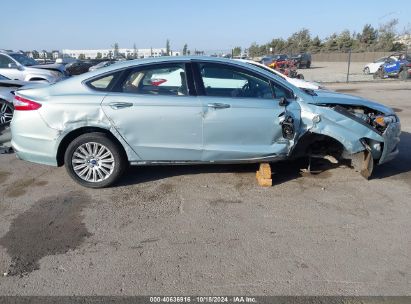 Lot #2992832874 2014 FORD FUSION ENERGI SE LUXURY