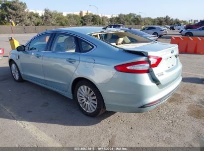 Lot #2992832874 2014 FORD FUSION ENERGI SE LUXURY