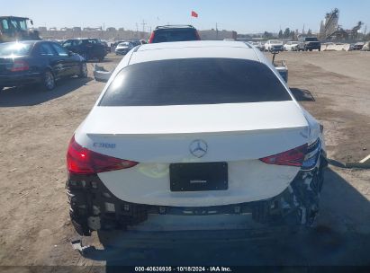 Lot #3050075025 2022 MERCEDES-BENZ C 300 SEDAN