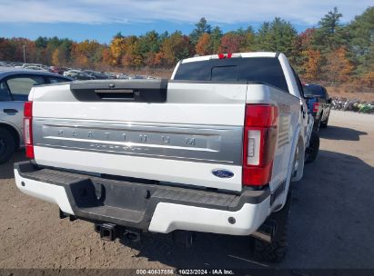 Lot #3006594389 2020 FORD F-350 PLATINUM