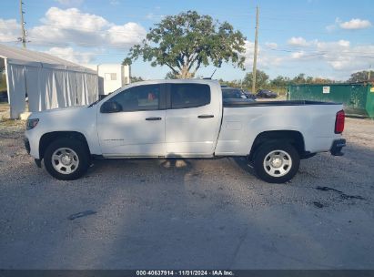 Lot #2992823465 2021 CHEVROLET COLORADO 2WD  LONG BOX WT