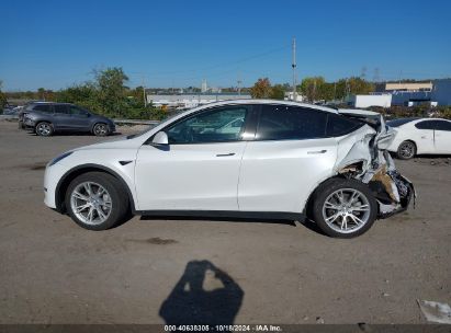 Lot #2992816983 2021 TESLA MODEL Y LONG RANGE DUAL MOTOR ALL-WHEEL DRIVE