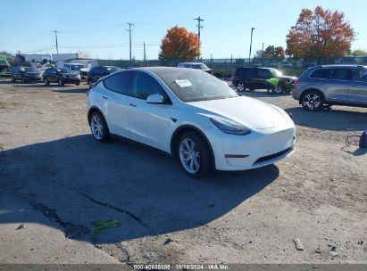 Lot #2992816983 2021 TESLA MODEL Y LONG RANGE DUAL MOTOR ALL-WHEEL DRIVE