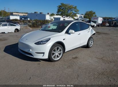 Lot #2992816983 2021 TESLA MODEL Y LONG RANGE DUAL MOTOR ALL-WHEEL DRIVE