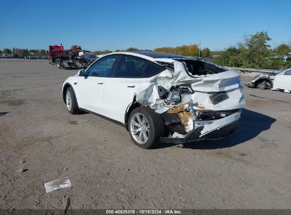 Lot #2992816983 2021 TESLA MODEL Y LONG RANGE DUAL MOTOR ALL-WHEEL DRIVE