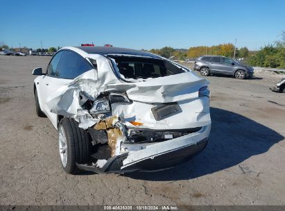 Lot #2992816983 2021 TESLA MODEL Y LONG RANGE DUAL MOTOR ALL-WHEEL DRIVE