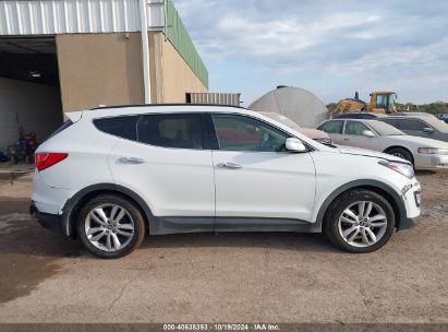 Lot #3052471905 2014 HYUNDAI SANTA FE SPORT 2.0L TURBO