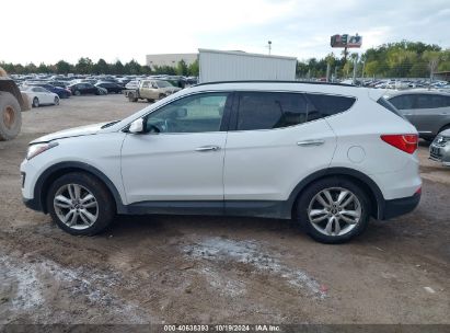 Lot #3052471905 2014 HYUNDAI SANTA FE SPORT 2.0L TURBO