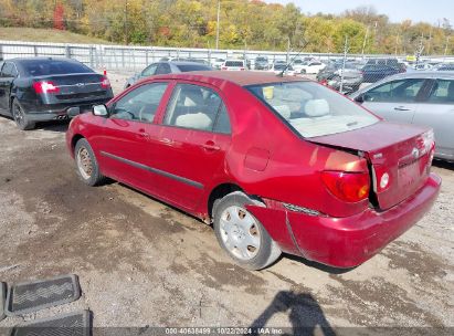 Lot #2981760968 2003 TOYOTA COROLLA CE