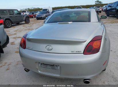 Lot #2992823451 2004 LEXUS SC 430