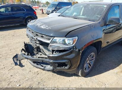 Lot #2990348381 2022 CHEVROLET COLORADO 4WD  SHORT BOX WT