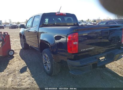 Lot #2990348381 2022 CHEVROLET COLORADO 4WD  SHORT BOX WT