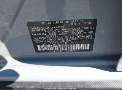 Lot #2995298185 2020 SUBARU CROSSTREK PREMIUM