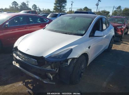 Lot #2995281774 2023 TESLA MODEL Y AWD/PERFORMANCE DUAL MOTOR ALL-WHEEL DRIVE