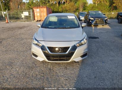 Lot #3035075759 2021 NISSAN VERSA SV XTRONIC CVT