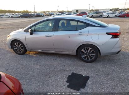 Lot #3035075759 2021 NISSAN VERSA SV XTRONIC CVT