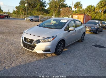 Lot #3035075759 2021 NISSAN VERSA SV XTRONIC CVT